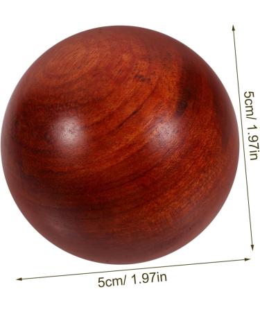 Collbath 2st Wooden Fitness & Massage Balls - Stress Relief Exercise Balls | 5cm Handy Gymnasium Tools for Crafting - Buy Online on GoSupps.com