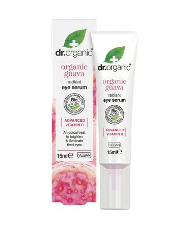 DR Orghanic Guava Eye Serum Vitamin C lighten for men and women of course vegan animal test-free paraben & SLS-free certified organic 15ml - Buy Online on GoSupps.com