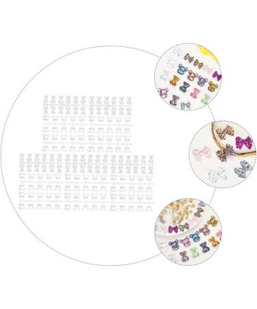 minkissy 3 Para U as Nail Nail Polish Tools Nail Color Nail Color Display Bow Nail Color Display Tool Play Board Sample Bear Japanese - Buy Online on GoSupps.com