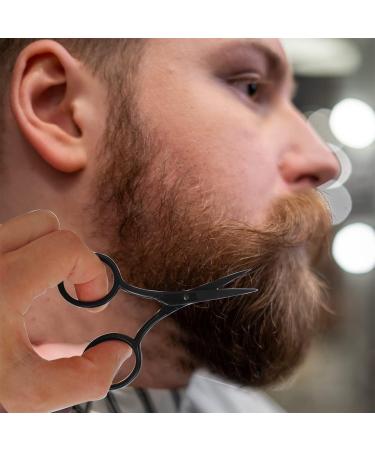 YJSStriving Eyebrow and Eyelash Trimmer Scissors - Sharp Mini Scissors for Hair, Mustache, Beard - Black - Buy Online on GoSupps.com