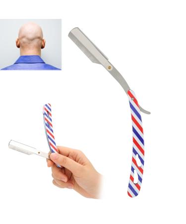 Manual Stainless Steel Razor with 360 Rotation - Perfect for Men's Hairdressing at Home & Salons - Buy Online on GoSupps.com