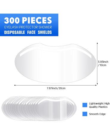 Honeydak 300 Pcs Disposable Makeup Shower Face Visors for Microblading - Clear Plastic Visors for Salon Use - Eyelash Extensions and Eyelid Aftercare Supplies - Buy Online on GoSupps.com