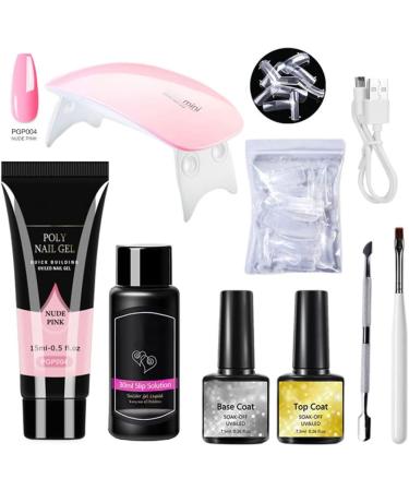 Polygel Nail Kit - Complete 8-Piece Starter Set for Nail Extensions & Art | DIY at Home - PGP004 - Buy Online on GoSupps.com