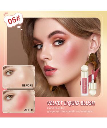 Soft Creamy Liquid Blush Makeup in Cherry Red - LongWearing Multi-Use Tint Stick for Cheek & Lips, Dewy Finish, Natural-Looking - Buy Online on GoSupps.com