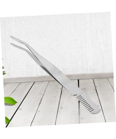 minkissy Lash Cluster Tweezers Eyelashes Tweezer Eyelash Tweezer Makeup Tweezer Stainless Steel Eyebrow Tweezer Eyelashes Extension Clip Eyebrow Clip Portable Beauty Tools medium Silver - Buy Online on GoSupps.com
