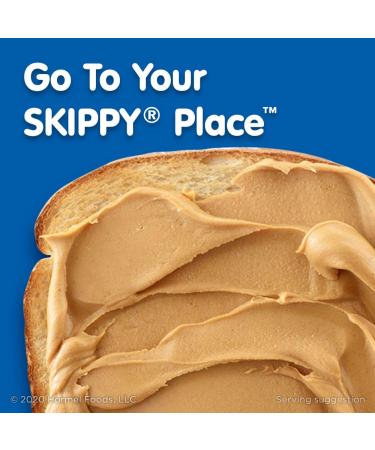 SKIPPY Chunky Peanut Butter with Plant Protein 14oz - Pack of 6 | 84oz - Buy Online on GoSupps.com