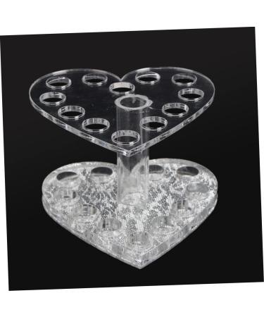 NOLITOY 2pcs Nail Art Heart Pen Holder Eyeliner Pencil Pinceles Para U as Acrilicas Eyeliner Stand Bracket - Buy Online on GoSupps.com