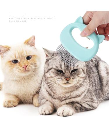 True Cat Love - Turquoise Massage & Grooming Comb for Cats | Premium Pet Care Tool - Buy Online on GoSupps.com