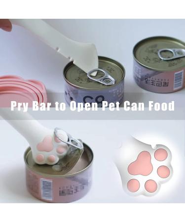 Cat Food Can Lid and Spoon  BPA Free Silicone Cover for Animal Wet Food Storage  Reusable Topper for 3/ 5 /5.1/ 5.5/12/ 13 oz Cans Refrigerator Fresh Wash Machine Apply Pink&White - Buy Online on GoSupps.com