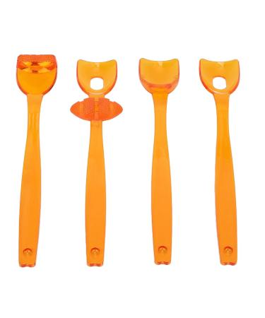 4-Part Lip-Tongue Muscle Trainer for Oral Flexibility & Rehabilitation - Large Orange - Buy Online on GoSupps.com