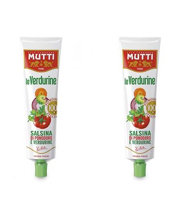 Italicum.it Ready tomato and vegetable sauce Mutti Spa 130 g tube (118 ml) - Pack of 2