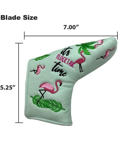 Giggle Golf Blade Putter Cover - Fun Flamingo Design | Perfect Golf Bag Accessory for Women & Men - Buy Online on GoSupps.com