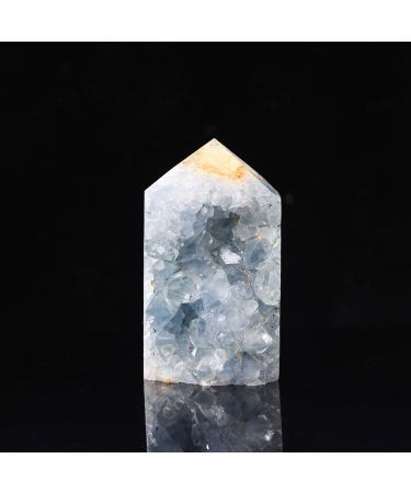 Natural Raw Blue Celestite Specimen Irregular Blue Celestite Crystal Cluter Point Crystal Cluster Geode Gemstone for Home Decoration Collection Gift 300g Gift (Size : 800g) - Buy Online on GoSupps.com