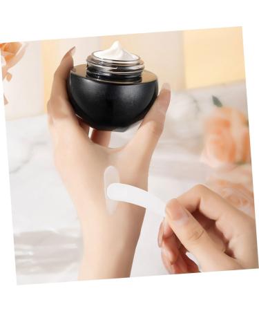 CANIGHT 200 Pcs Mask Scoop Cream Scoop Cosmetic Spoons Beauty Face Mask Facial Cream Spoon White Pp - Buy Online on GoSupps.com