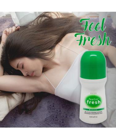 Avon Feeling Fresh Original Roll-On Antiperspirant Deodorant 2.6 fl. oz - Lot of 3 | Long-lasting Protection - Buy Online on GoSupps.com
