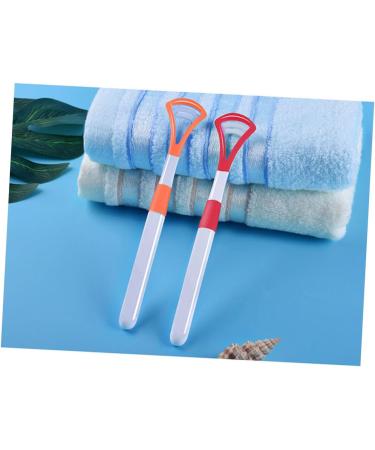 TOVINANNA Tongue Scraper & Cleaner - Best Tongue Brush for Fresh Breath | Adult Tongue Cleaning Tools - Buy Online on GoSupps.com