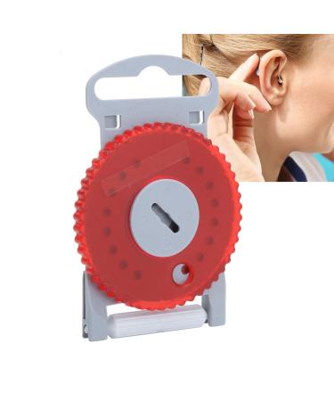 HF4 Pro Earwax Hearing Protection Filter Hearing Aid Protection Waterproof Cover Hearing Aid Accessories for Siemens/Signia/Rexton(red)
