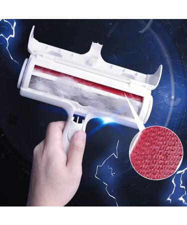 Pet Hair Remover Roller with Self-Cleaning for Furniture and Car Seats - Red - Buy Online on GoSupps.com