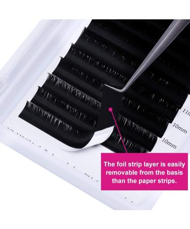 High-Quality 0.12mm C Curl Classic Individual Eyelash Extensions (Mix 8-14mm) - Natural Black Professional Lashes for International Shipping - Buy Online on GoSupps.com