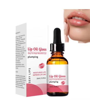Peptide Lip Plumping Essence, Lip Oil Gloss, Lip Plumping Essence, Peptide Lip Plumper, Enhance Lip Shape, Moisturizing Lip Oil, Lip Serum Plumping Gorgeous Glow of Lips (1)