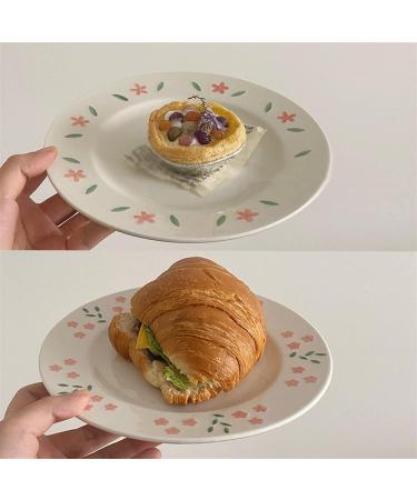 Dinnerware Dishes Plates Vintage Small Fragmented Flowers Dining Plate Ceramic Plate Breakfast Dessert Plate White Round Western Food Chinese Food Plate Restaurant Kitchen Dinner Restaurant Family Par - Buy Online on GoSupps.com