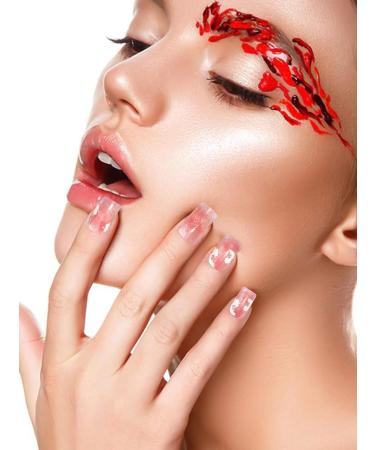EBANKU Cured Gel Nail Strips Gel Nail Strips Long Lasting Waterproof Real Nail Polish Strips Wraps Stickers with Cuticle Stick Nail File Nail Wipes & Sealing(UV/LED Lamp Required) Sakura Pink - Buy Online on GoSupps.com