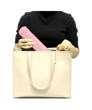Silicone Makeup Brushes Case - Stylish Pink Organizer for Travel & Storage - International Shipping Available - Buy Online on GoSupps.com