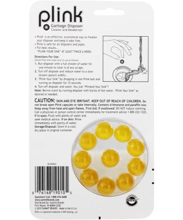 Plink Garbage Disposal Cleaner & Deodorizer - Fast and Effective Cleaning Solution - Buy Online on GoSupps.com