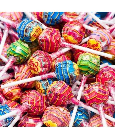 150 x Bulk Bag Of Chupa Chups Lollipops (12g Each Standard size) Mixed Flavours Including Cola Apple Strawberry and Strawberry and Cream