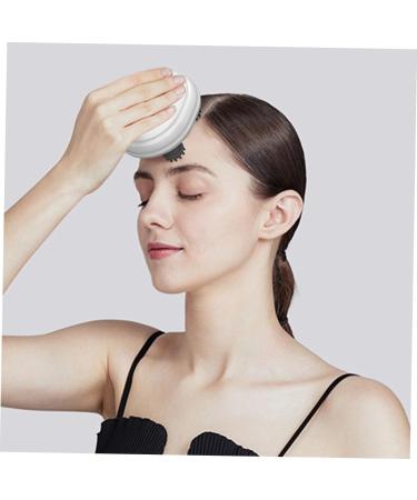 Healeved Head Massager & Cat Massage Brush - 2 Sets of Electrical Scalp Massage Tools for Pet Care | ABS White - Buy Online on GoSupps.com