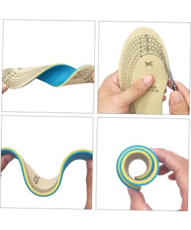 FRCOLOR Cuttable Child Insoles - Double-Sided Shoe Pads Anti-Wear & Shock-Absorbing Foot Care Cushions - Universal Fit Blue 23x8x0.4 cm - Buy Online on GoSupps.com