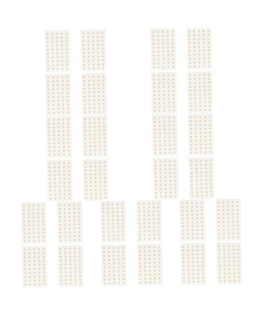 Lurrose 7 sentences 200 pieces of pill patches against ear pressure acupuncture massage bean pellet seeds ear-acupuncture point patches acupuncture ear diagram acupressure earperlen ears plastic magnet light gelbx7st 12x11x0.2cmx7pcs