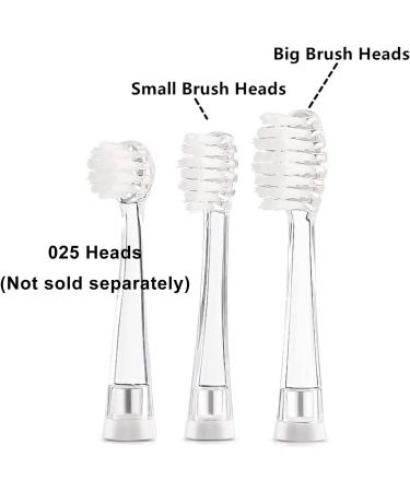 Seago SG977 SGEK6 Kids Electric Toothbrush Replacement Heads - 4 Soft Bristles Big Brush Heads - Buy Online on GoSupps.com