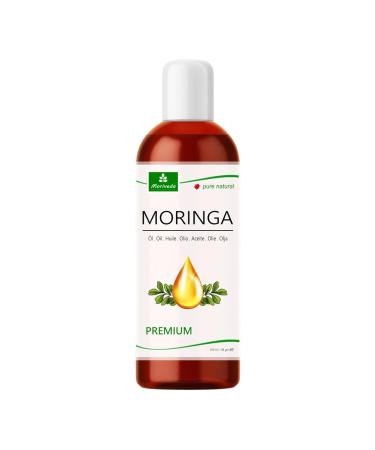Moringa Oil Premium 100ml | Cold-Pressed Oleifera Seed Oil for Skin Hair Wounds & Anti-Aging | Moriveda - Buy Online on GoSupps.com