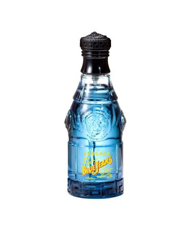Versace Blue Jeans for Men Eau de Toilette Spray 2.5 Ounce/75 ml 2.5 Fl Oz (Pack of 1)