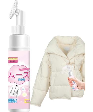 Down Jacket Detergent - Household Dry Foam Cleaning - Cloth Stain Remover for Down Jacket Down Wear Cloth Polished Fabrics and Sofa Kumprohu With Brush - Buy Online on GoSupps.com
