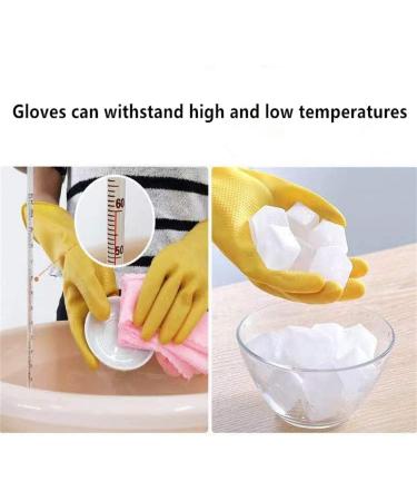 Labor Insurance Latex Gloves Washing Clothes Car Kitchen Cleaning Dishwashing Household (Color : As Shown Size : One Size) (As Shown One Size) - Buy Online on GoSupps.com
