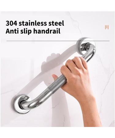 Professional Home Cares Bathroom Support Stainless Steel Handle Secure Mounting Handle for Elderly & Mobilities Impaired - Buy Online on GoSupps.com