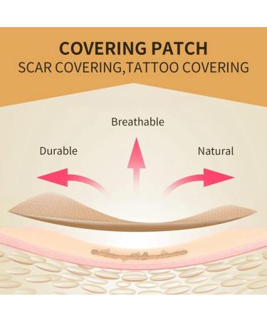 Ultra Thin Tattoo Cover Up Sticker 2 Boxes - Waterproof Scar Concealing Patch - Buy Online on GoSupps.com