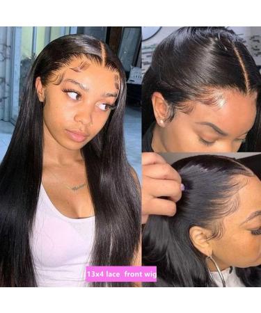 13x4 Lace Fronral Closure Ear To Ear Straight 100% Unprocessed Brazilian Virgin Human Hair Lace Front Closures With Baby Hair Free Part Natural Black Color 10 Inch 10 inch 13x4 frontal closure straight - Buy Online on GoSupps.com