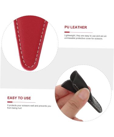 Fomiyes 3-St Shearing Head Cover - Premium Vaginal Scissors Protection & Storage PU Leather Bag - Buy Online on GoSupps.com