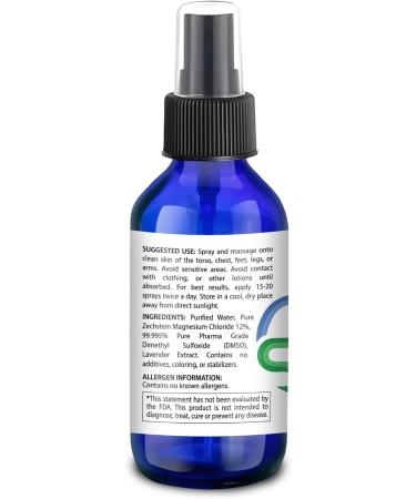 MEINTU DMSO Magnesium Oil Spray with 30% Pure DMSO Pharmaceutical Grade- Vegan Lavender Massage Blend for Muscle Relaxation Mood Ease & Joint Comfort- 30/70 DMSO Magnesium Mixture - Buy Online on GoSupps.com