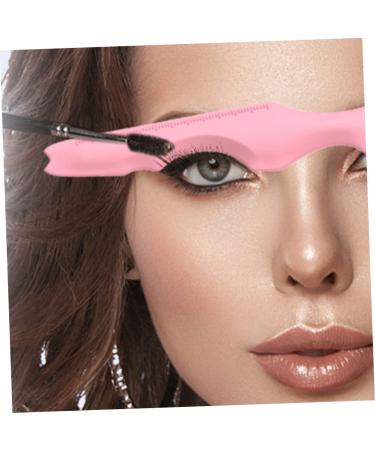 FOMIYES 3pcs Silicone Beauty Ruler - Reusable Eyeliner & Eyeshadow Stencil Set - Makeup Tool for Lipstick Mascara & Eyebrows - Pink - Buy Online on GoSupps.com