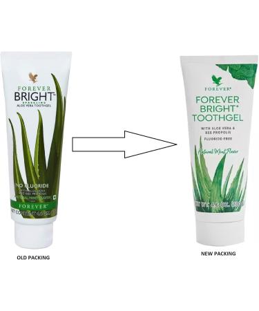 Buy Forever Bright Aloe Vera Toothgel - 3 x 100ml | Ideal for Bright Smiles | International Shipping - Buy Online on GoSupps.com