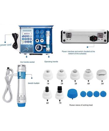 ZXSYYYDS Electromagnetic Shockwave Therapy Device for ED & Muscle Pain Relief - Professional Physiotherapy Massager - Buy Online on GoSupps.com