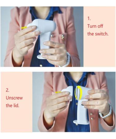 TOGEPP Ear Hygiene Vacuum - Silent Battery-Powered Tool for Wax & Moisture Removal - Buy Online on GoSupps.com