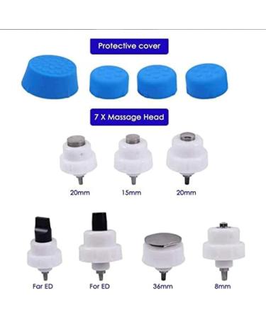 Buy Electromagnetic Muscle Massage Shock Shaft Device - 7 Heads for Enhanced Skin Elasticity | Fast International Shipping - Buy Online on GoSupps.com