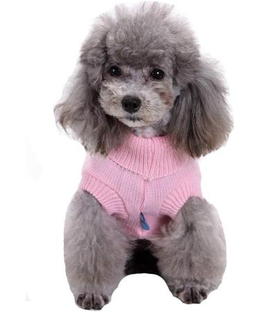 Warm Small Dog & Cat Sweater - Cozy Pet Sweatshirt | Perfect for Small Dogs & Kittens - Rosa L - Buy Online on GoSupps.com