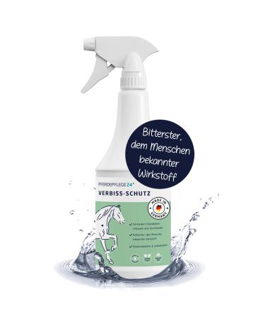Horse care24 Nabber protection & bite protection horse 1000ml - Ankau & Nabberstop Spray against nibbling & chewing of ceilings belts wood mane & fur - bitter the man of well -known active ingredient