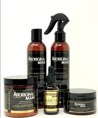 Curls & Potions Aboriginal Man Beard Oil | Promotes Growth Softens & Moisturizes Beard | International Shipping Available - Buy Online on GoSupps.com